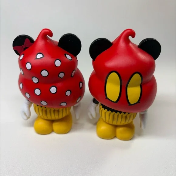 Disney Vinylmation Bakery Series Mickey & Minnie Mouse Cupcake Figures Toy - Picture 8 of 12